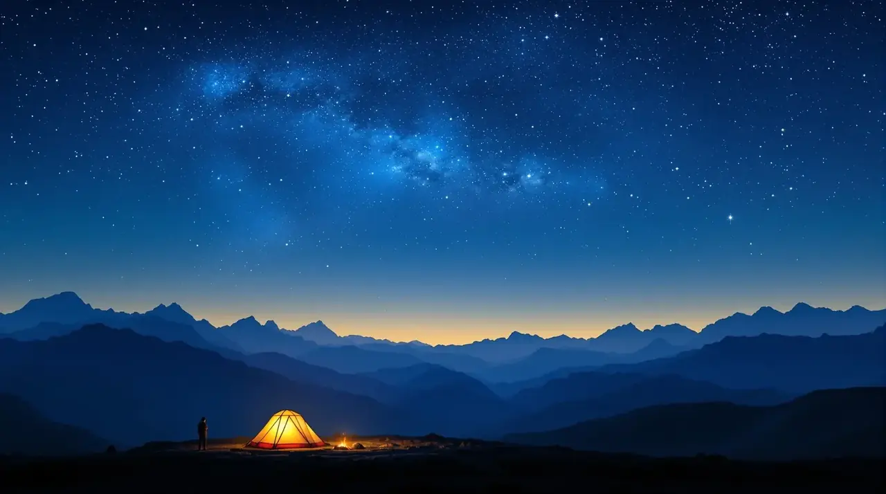 星空之下，与银河共眠
